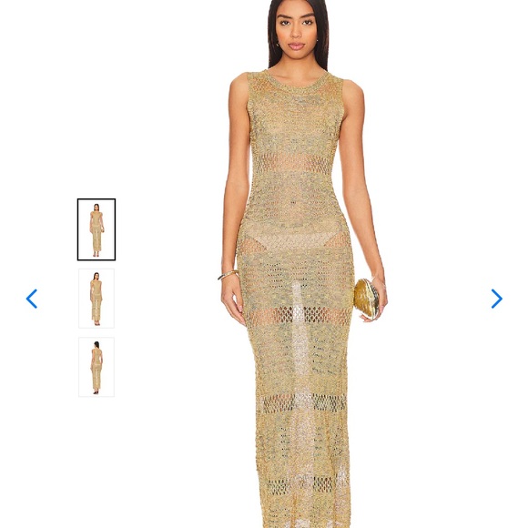 More To Come Dresses & Skirts - Elegant Gold Sleeveless Dress